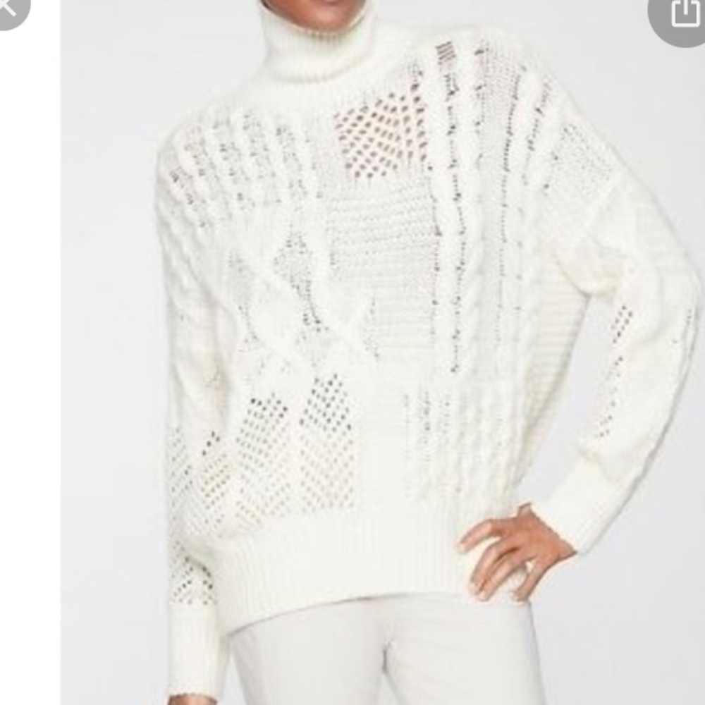 Athleta Bedford wool cashmere sweater